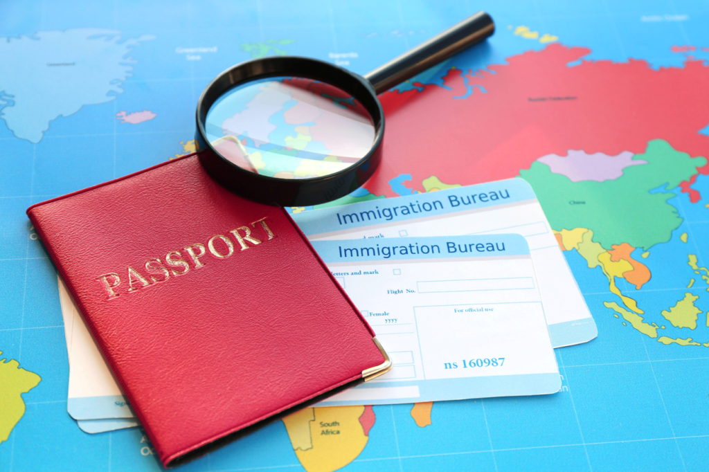 Second passport with Migration Bureau
